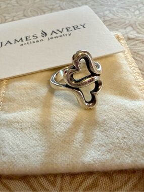 James Avery Heart to Heart Openwork Ring